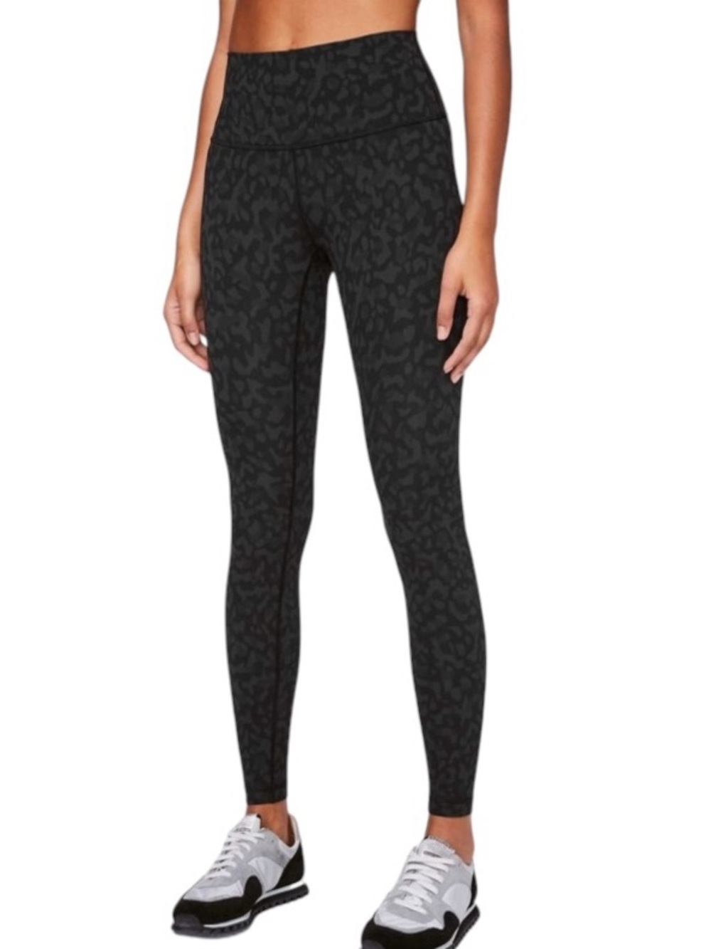 Lululemon Wunder Under Tight 28" Full-On Luxtreme Formation Camo Deep Coal Sz 10